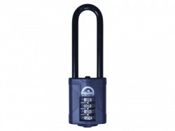 Henry Squire CP40/2.5 Combination Padlock 4-Wheel 40mm Extra Long Shackle 63mm