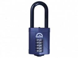 Henry Squire CP60/2.5 Combination Padlock 5-Wheel 60mm Extra Long Shackle 63mm