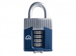 Squire Warrior High-Security Open Shackle Combination Padlock 45mm