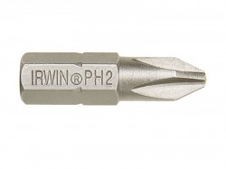 IRWIN Screwdriver Bits Phillips PH2 25mm Pack of 2