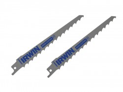 IRWIN S617K 150mm Sabre Saw Blade Wood & Plastics Pack of 2