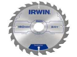 IRWIN Circular Saw Blade 180 x 30mm x 24T ATB