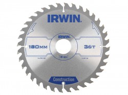 IRWIN Circular Saw Blade 180 x 30mm x 36T ATB