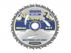 IRWIN Weldtec Circular Saw Blade 150 x 20mm x 24T ATB