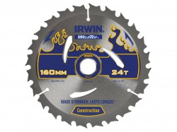 IRWIN Weldtec Circular Saw Blade 160 x 20mm x 24T ATB