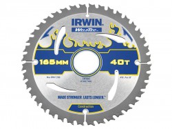 IRWIN Weldtec Circular Saw Blade 165 x 30mm x 40T ATB