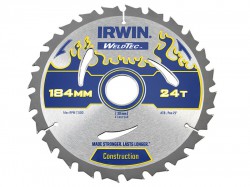 IRWIN Weldtec Circular Saw Blade 184 x 30mm x 24T ATB