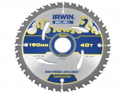 IRWIN Weldtec Circular Saw Blade 190 x 30mm x 40T ATB