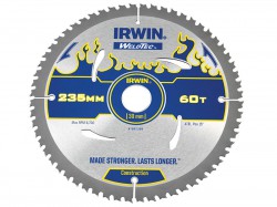 IRWIN Weldtec Circular Saw Blade 235 x 30mm x 60T ATB