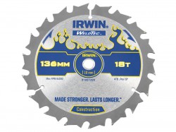 IRWIN Weldtec Cordless Circular Saw Blade 136 x 10mm x 18T ATB C