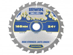 IRWIN Weldtec Cordless Circular Saw Blade 165 x 20mm x 24T ATB C