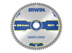 IRWIN Construction Circular Saw Blade 254 x 30mm x 80T ATB/Neg M