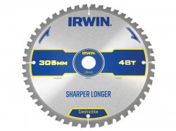 IRWIN Construction Circular Saw Blade 305 x 30mm x 48T ATB/Neg M