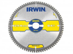 IRWIN Multi Material Circular Saw Blade 254 x 30mm x 84T TCG/Neg