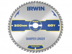 IRWIN Construction Circular Saw Blade 300 x 30mm x 60T ATB