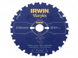 IRWIN Marples Circular Saw Blade 216 x 30mm x 24T ATB/Neg M