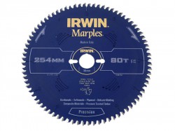 IRWIN Marples Circular Saw Blade 254 x 30mm x 80T ATB/Neg M