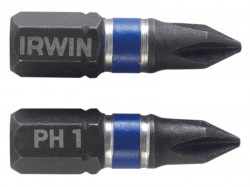 IRWIN Impact Screwdriver Bits Phillips PH1 25mm Pack of 2