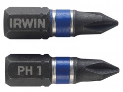 IRWIN Impact Screwdriver Bits Phillips PH1 25mm Pack of 10