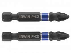IRWIN Impact Screwdriver Bits Phillips PH2 50mm Pack of 2