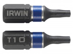 IRWIN Impact Screwdriver Bits Torx T10 25mm Pack of 2