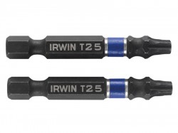 IRWIN Impact Screwdriver Bits Torx T25 50mm Pack of 2