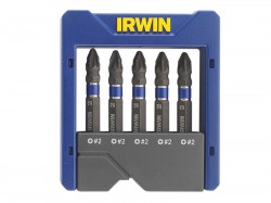 IRWIN Impact Screwdriver Pocket Bit Set of 5 Pozi