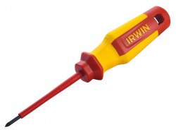 IRWIN VDE Pro Comfort Screwdriver Pozi PZ0 x 80mm