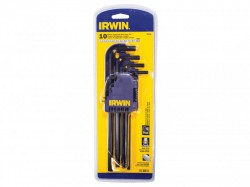 IRWIN T10756 Long Arm Hex Key Set, 10 Piece (1.5-10mm)