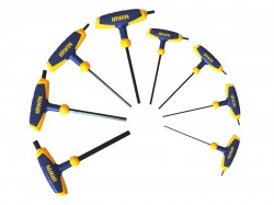 IRWIN T Handle Hexagon Key Set of 8: 2-10mm