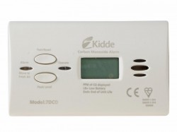 Kidde 7DCOC Digital Carbon Monoxide Alarm (10 Year Sensor)