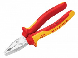 Knipex Combination Pliers VDE Certified Grip 180mm