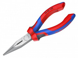 Knipex Snipe Nose Side Cutting Pliers (Radio) Multi Component Grip 160mm (6.1/4in)