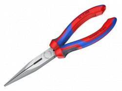 Knipex Snipe Long Nose Side Cutting Pliers Multi Component Grip 200mm (8in)