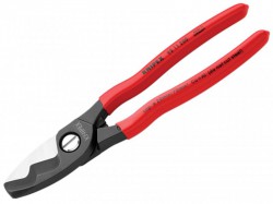 Knipex Cable Shears Twin Cutting Edge PVC Grip 200mm