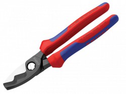 Knipex Cable Shears Twin Cutting Edge Multi Component Grip 200mm