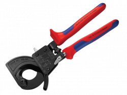 Knipex Cable Shears Ratchet Action Multi Component Grip 250mm