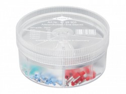 KNIPEX 97 99 905 Insulated Wire Ferrules Assortment Box, 150 Piece