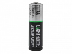 Lighthouse AA LR6 Alkaline Batteries 2400 mAh (Pack 24)