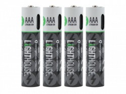 Lighthouse AAA USB-C Rechargeable Li-ion Battery Pack of 4