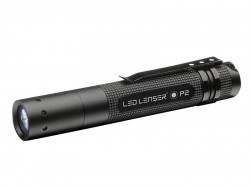 LED Lenser P2BM Black Key Ring Torch Test It Pack