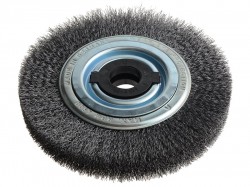 Lessmann Wheel Brush D200mm x W28-30 x 80 Bore Set 4 +1 Steel Wire 0.30