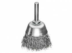 Lessmann Cup Brush with Shank D40mm x 15h x 0.30 Steel Wire