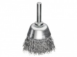 Lessmann Cup Brush with Shank D70mm x H25, 0.30 Steel Wire