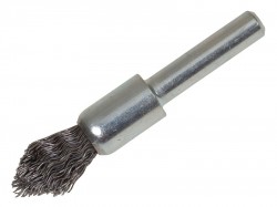 Lessmann Pointed End Brush with Shank 12/60 x 20mm 0.30 Steel Wire