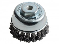 Lessmann Knot Cup Brush 65mm M10 x 0.50 Steel Wire