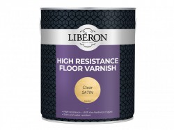 Liberon High Resistance Floor Varnish Clear Satin 2.5 Litre