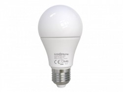Link2Home Wi-Fi LED ES (E27) Opal GLS Dimmable Bulb, White + RGB 800 lm 9W