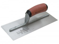 Marshalltown Notched Trowel 701SD V 3/16in Durasoft Handle 11 x 4.1/2in