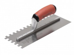 Marshalltown 10mm Carbon Steel Square Notched Trowel DuraSoft� Handle